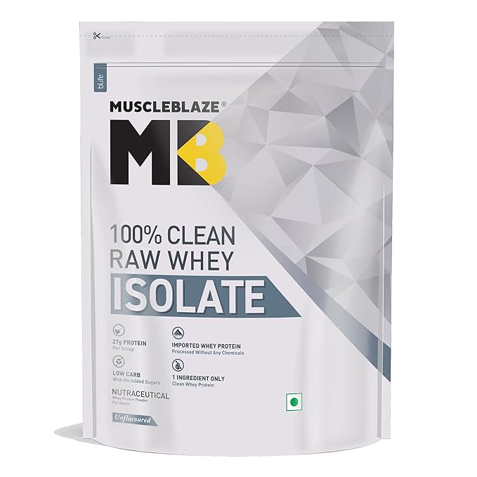 MuscleBlaze Raw Whey Isolate 1kg