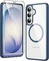 Vista 101 de FNTCASE Funda para iPhone 15 Plus: Fundas magnéticas transparentes para teléfono con protector de pantalla compatible con Magsafe Slim Anti