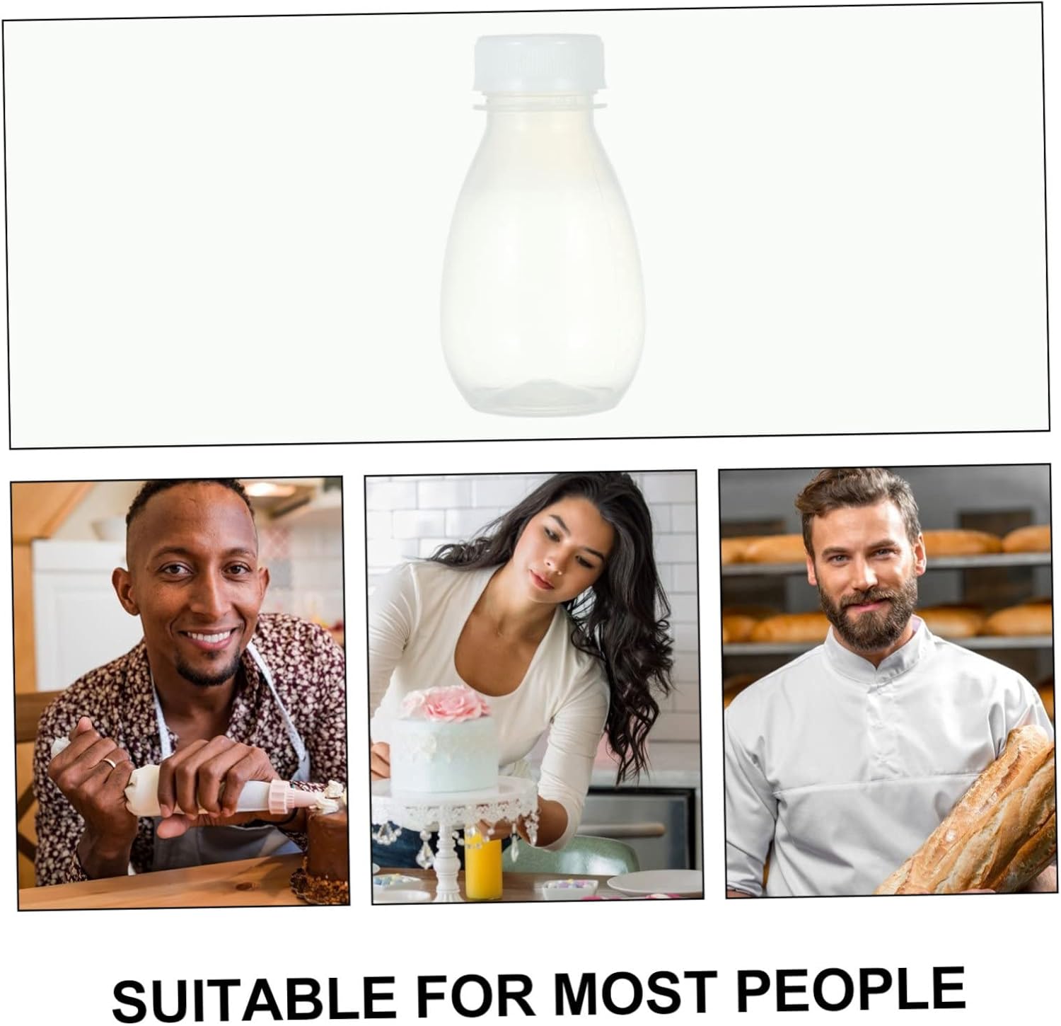 OUNONA 30pcs Beverage Bottles Milk and Juice Containers Sealing Caps for Fresh Storage and Easy Pouring