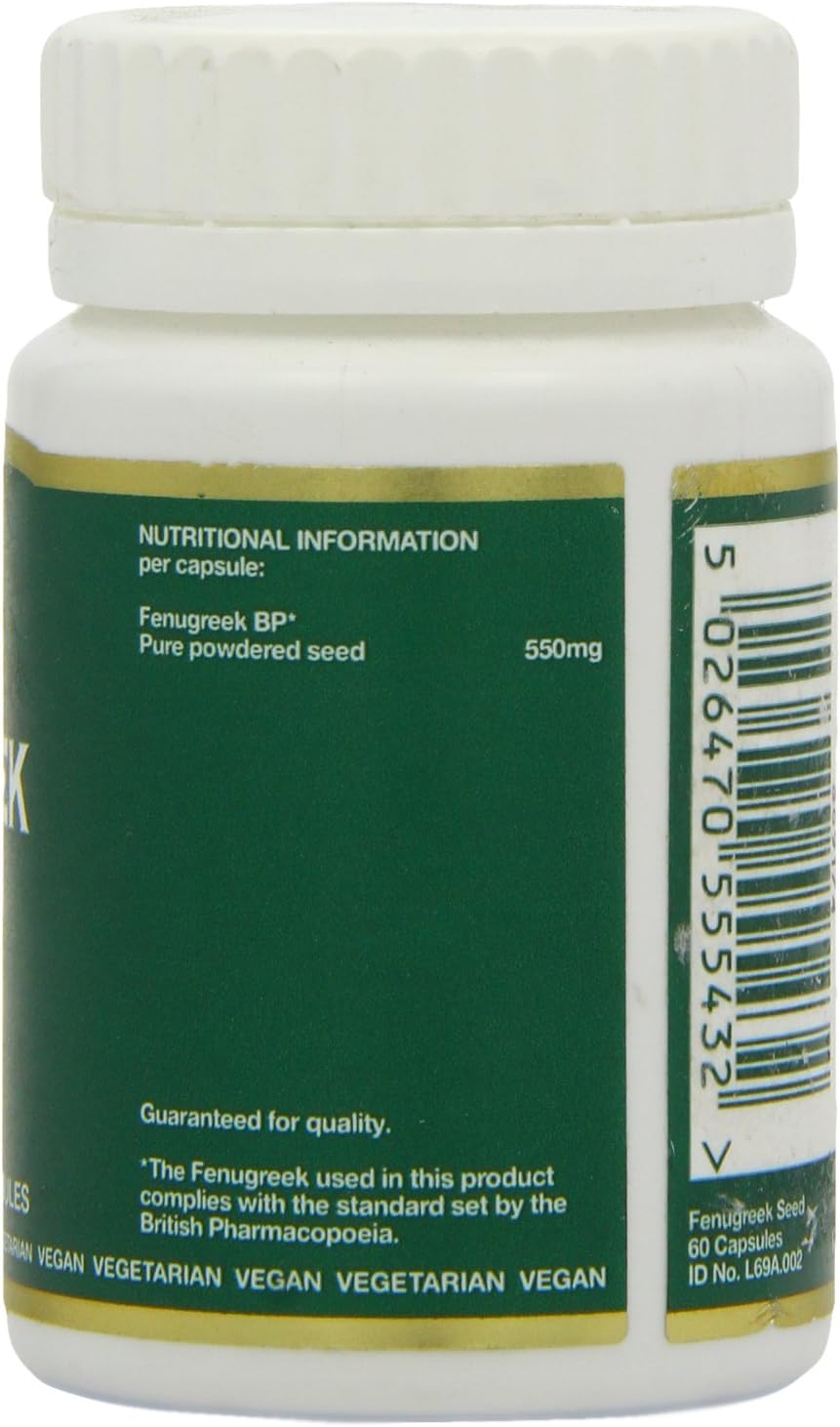 Bio-Health Fenugreek Seed 550mg Herbal Food Supplement for General Health Suppports Normal Blood Sugar Levels and Cholesterol - Image 4