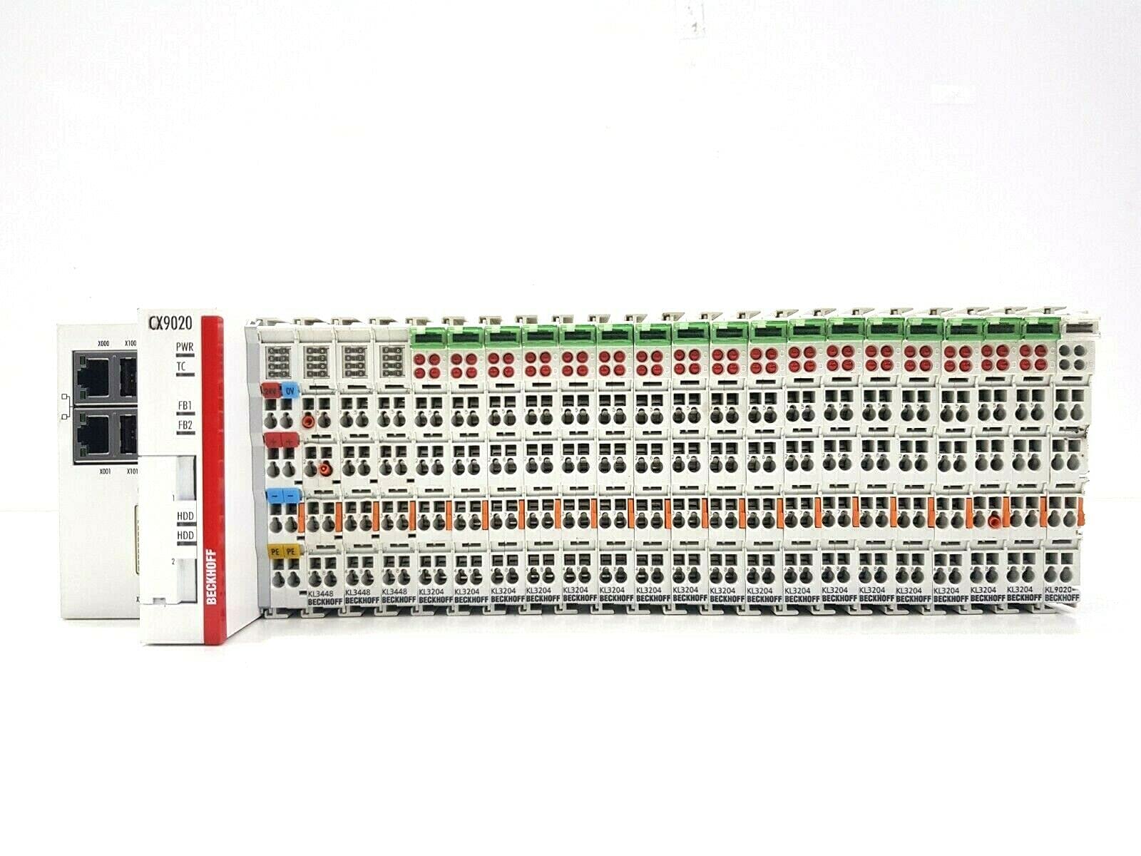 BECKHOFF CX9020-0111 Basic CPU Module with 3X KL3448,17x KL3204, 1x KL9020