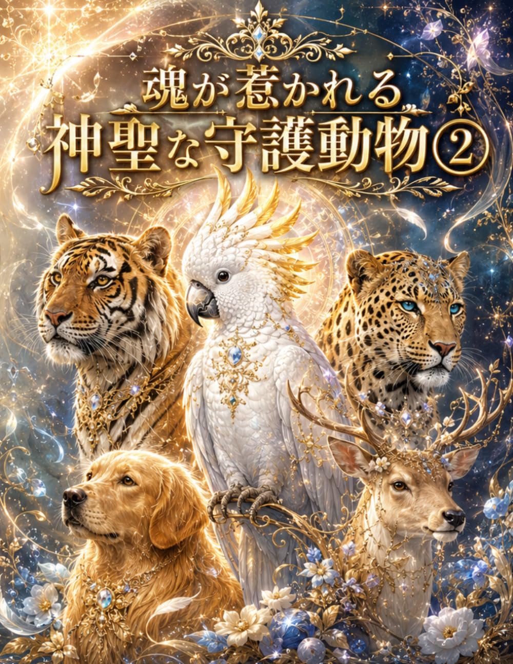 魂が惹かれる神聖な守護動物②: 癒しと安らぎに包まれ内なる力と直感を呼び覚ます神秘的な動物アート集大人の塗り絵 (幸運を引き寄せる神秘ぬりえシリーズ)