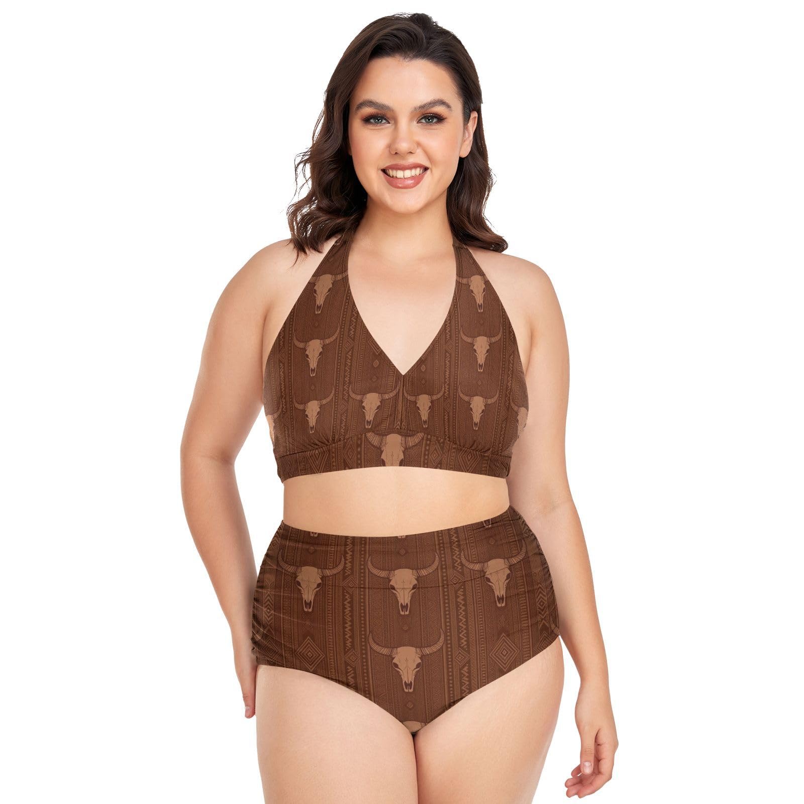 FRODOTGV Stroje kąpielowe damskie plus size L-4XL