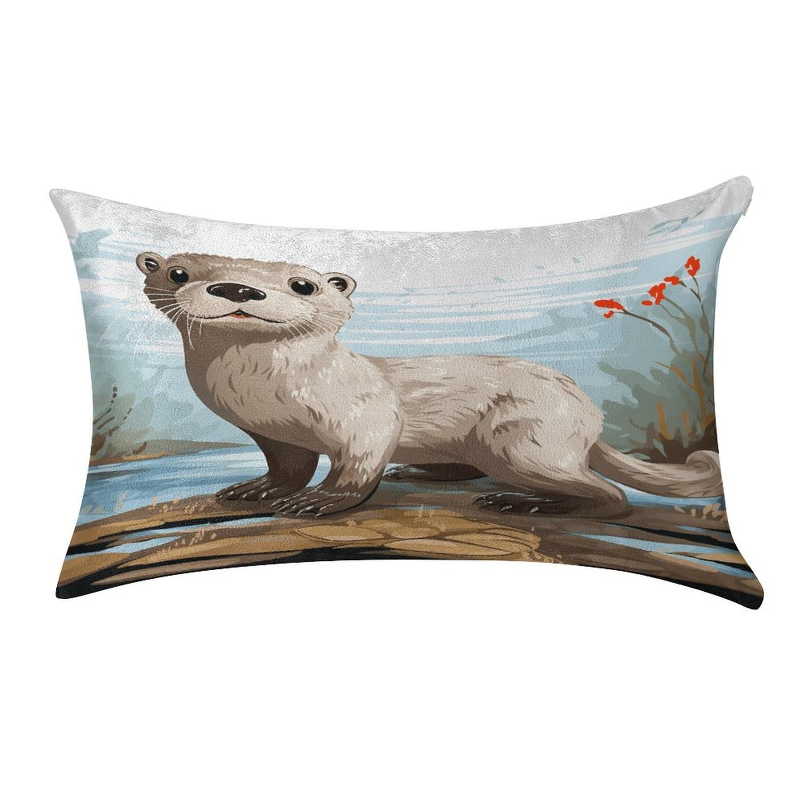 Fekiloot Style Otter Pillow Covers Home Decor Pillow Cases