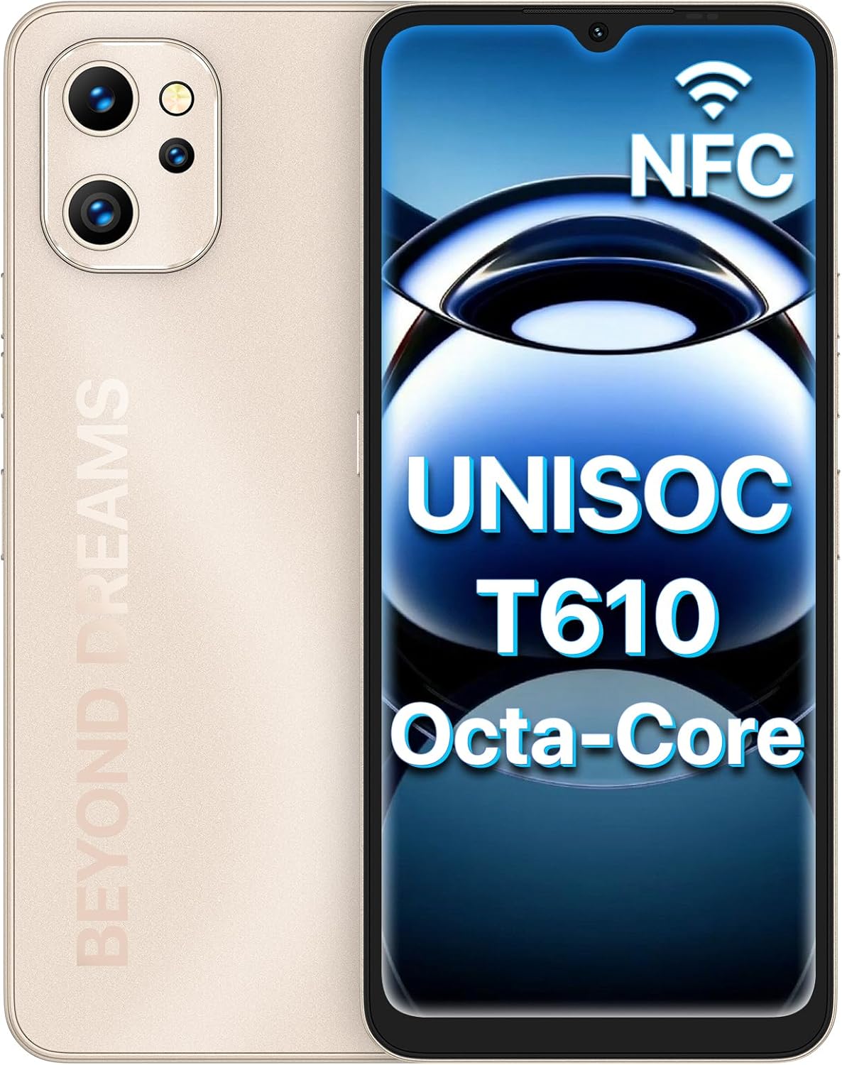 UMIDIGI Unlocked Cell Phone, A13 Pro (6+128GB) NFC Smart Phone, 6.7" HD Full Screen, 5150mAh, Android Mobile Phone with FM Radio, Dual 4G Phone