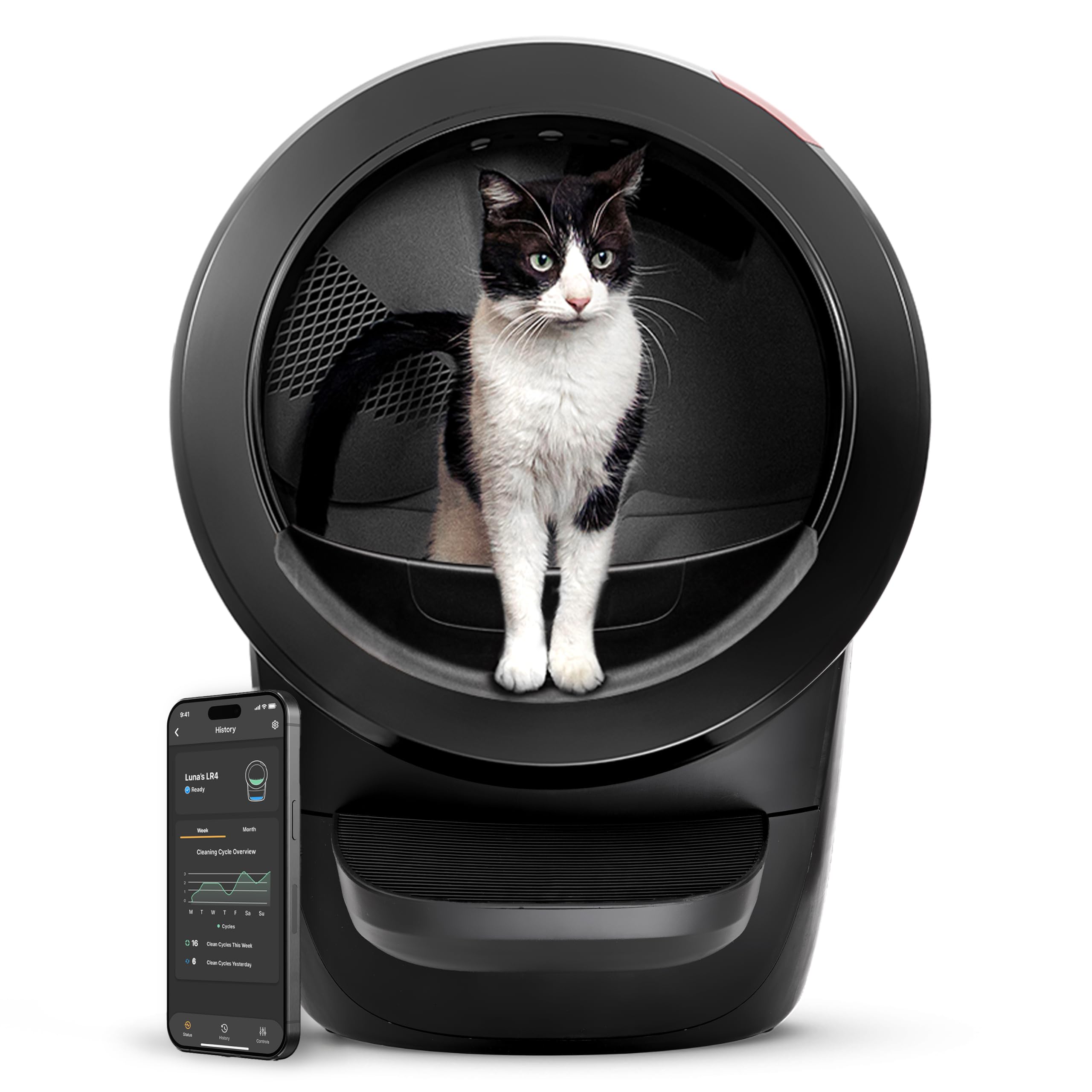 Litter-Robot 4 with Step & Fence