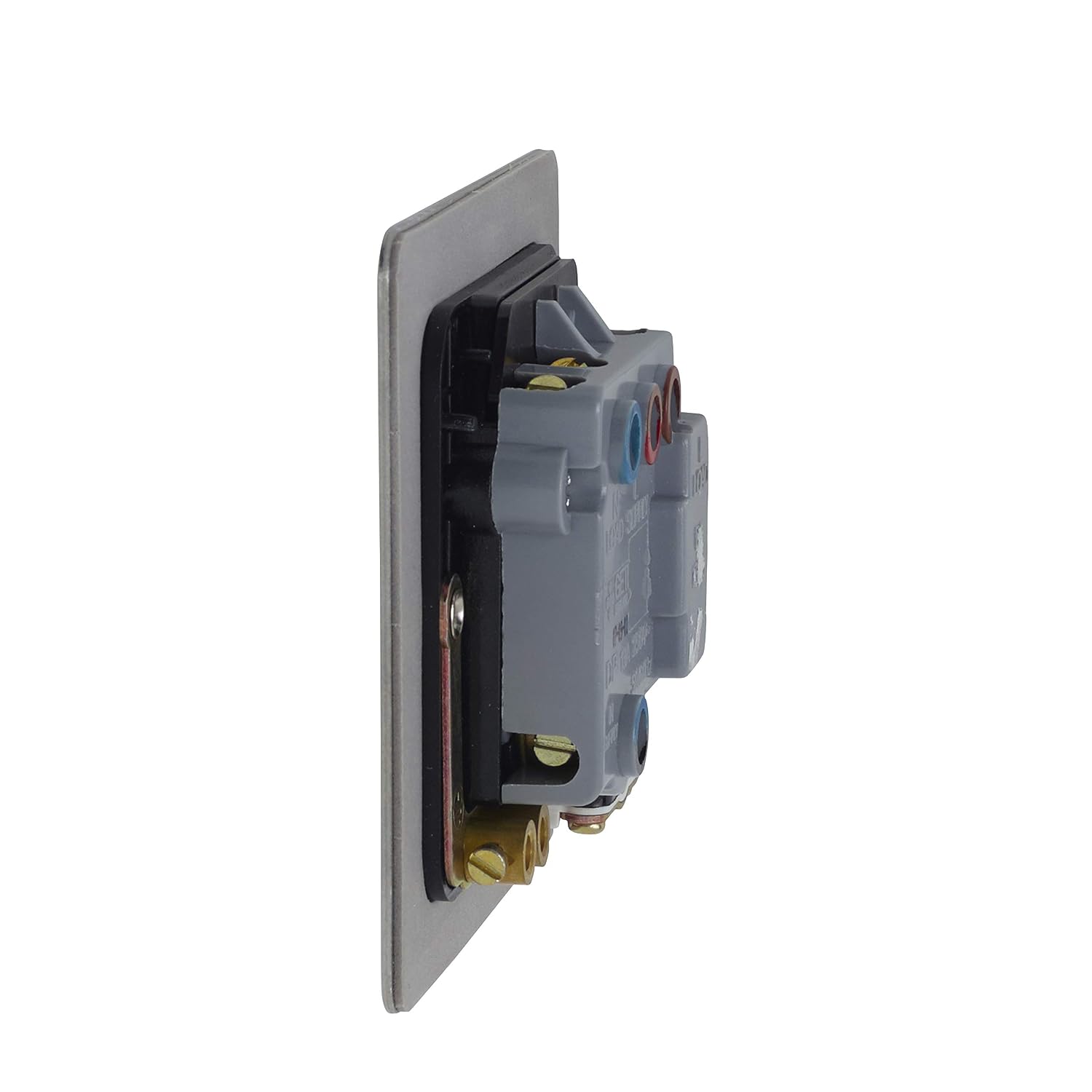 Schneider Electric Ultimate Flat Plate, Switched Fused Connection Unit, with Flex Outlet and Neon Indicator, GU5214BSS - Image 4