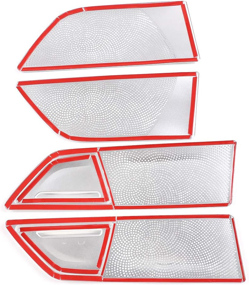 Aluminum Alloy for BMW 7 Series G11 G12 2015-2020 Car Door Speaker Cover Panel Trim Sticker Accessories