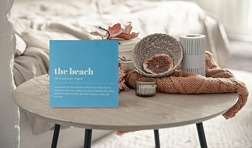 Miniatura 4 de KEUSPI Letrero de madera de playa de verano, letrero de madera con definición de playa, letrero de caja de madera rústica de verano, decoración de