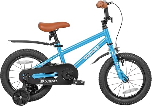 Miniatura 2 de Betterland Bicicleta plegable para niños, bicicleta para niños de 141618 pulgadas con ruedas de entrenamiento y frenos de mano duales, bicicleta