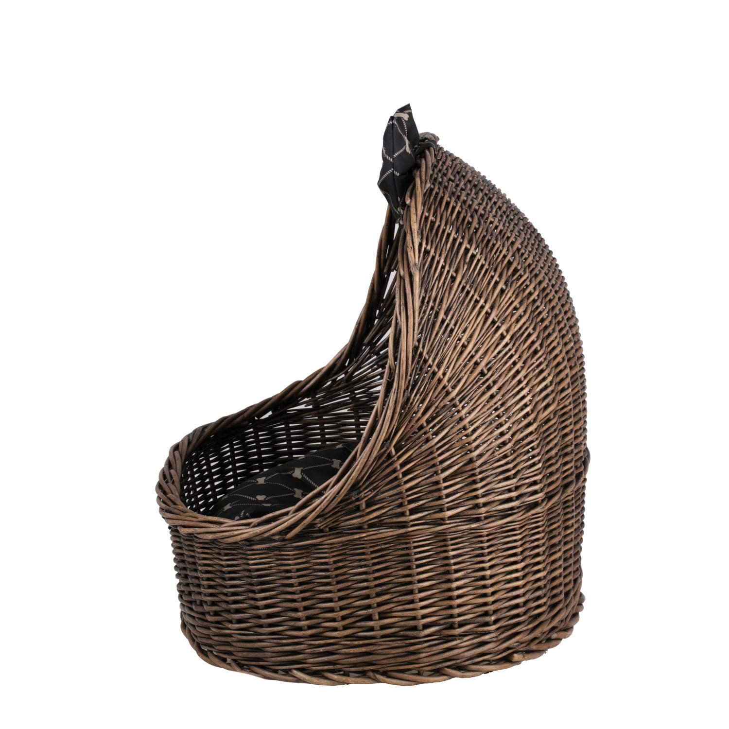 Naturale Cesta per Cani in Vimini Cesta per Gatti con Cuscino Morbido Cuccia per Gatti Cuccia Cani Cuccia Gatto Interno Lettini per Cane Calmante Animali Marrone Scuro