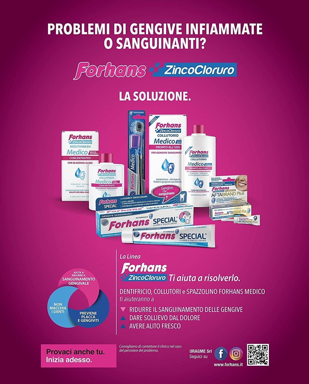 Forhans Collutorio Medico Concentrato 75ml