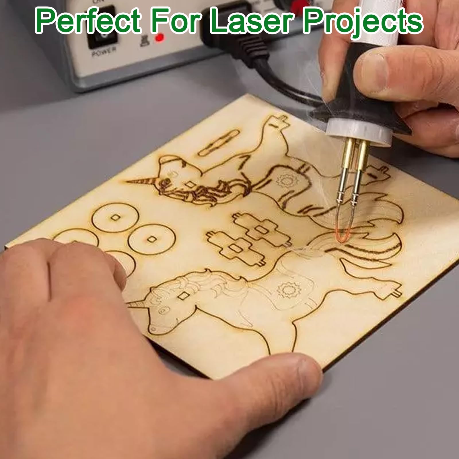 50 Stück Quadratische Holzscheiben 10x10 Cm, 3mm Dick – Natur, Glatt, Ideal Zum Basteln & Lasern
