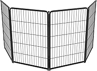 Vista 97 de FXW Homeplus Unleashed Corralito para Perros de Interior - Juego Sin Estrés y Seguro, Resistente de 40 Pulgadas 6 Paneles Corralito para Perros Negro