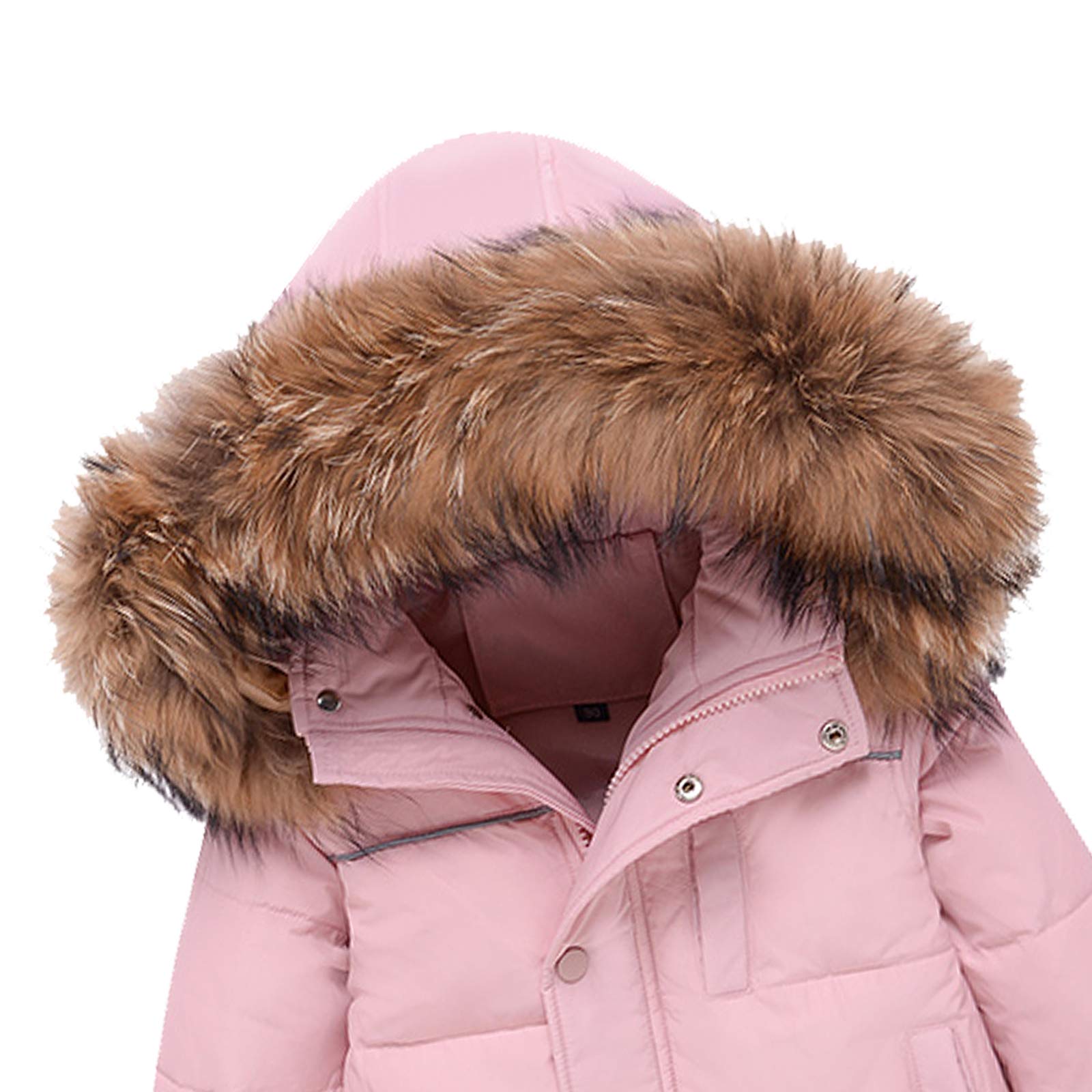 amropi Traje de Nieve Niña Niño Chaqueta con Capucha + Pantalones 2 Piezas Invierno Conjunto de Esquí por 1-5 años