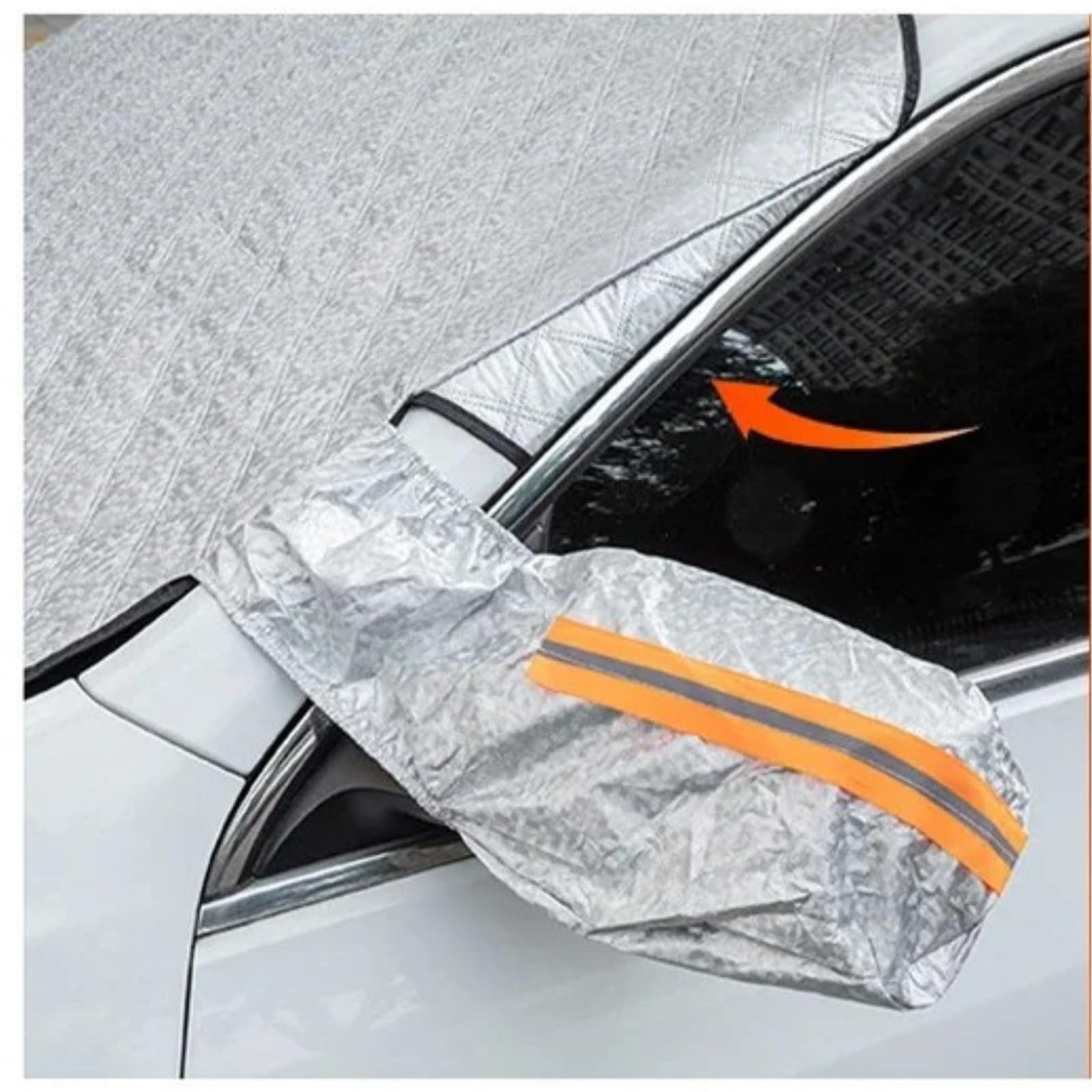 per Opel per Astra Frontera Rocks-e Vivaro Mokka Combo Corsa Grandland Karl Parabrezza per Auto Copertura da Neve Parasole Copertura Parabrezza Auto Ghiaccio(160 * 120)