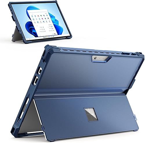 MoKo Funda para Microsoft Surface Pro 7 PlusPro7Pro 6Pro 5Pro 4LTE - Funda resistente todo en uno con soporte para bolígrafo, funda protectora con
