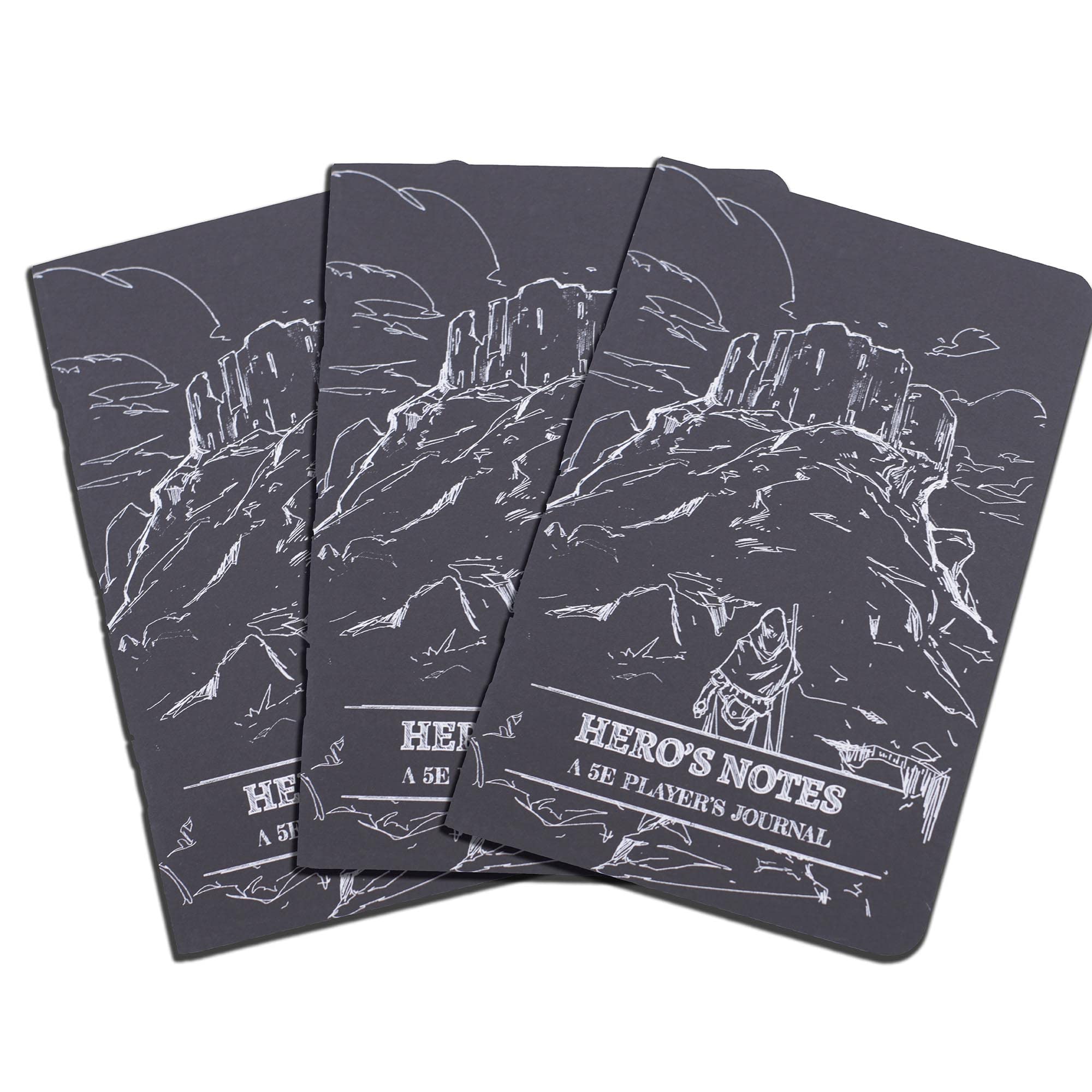 DUNGEON CRAFTNotebook for Dungeons and Dragons & TTRPG – Player Character Journal (Players Journals, Black)