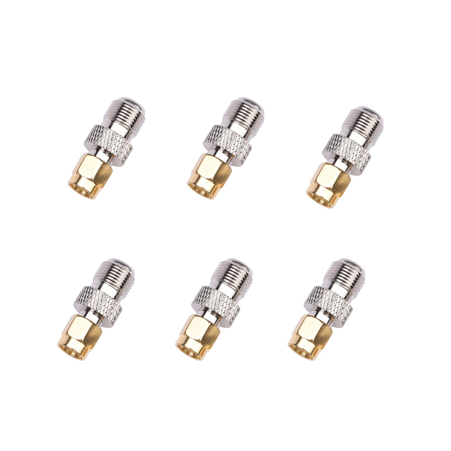 Buy SMA Male to F Female Adapter, Coax Coaxial Connector for RF Coaxial