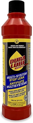 DURA LUBE Múltiples sistemas de parada de fugas, transmisión, motor, dirección asistida para prevenir o arreglar, 8 onzas