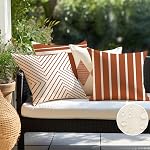 RABUSOFA Fall Outdoor Pillow Covers 16x16 Inch Set of 4,Waterproof Throw Pillow Covers,Outdoor Decor Pillows,Boho Farmhouse Decroaions Cushion for Sofa Couch Patio Furniture Rust (Rust, 16"X16")
