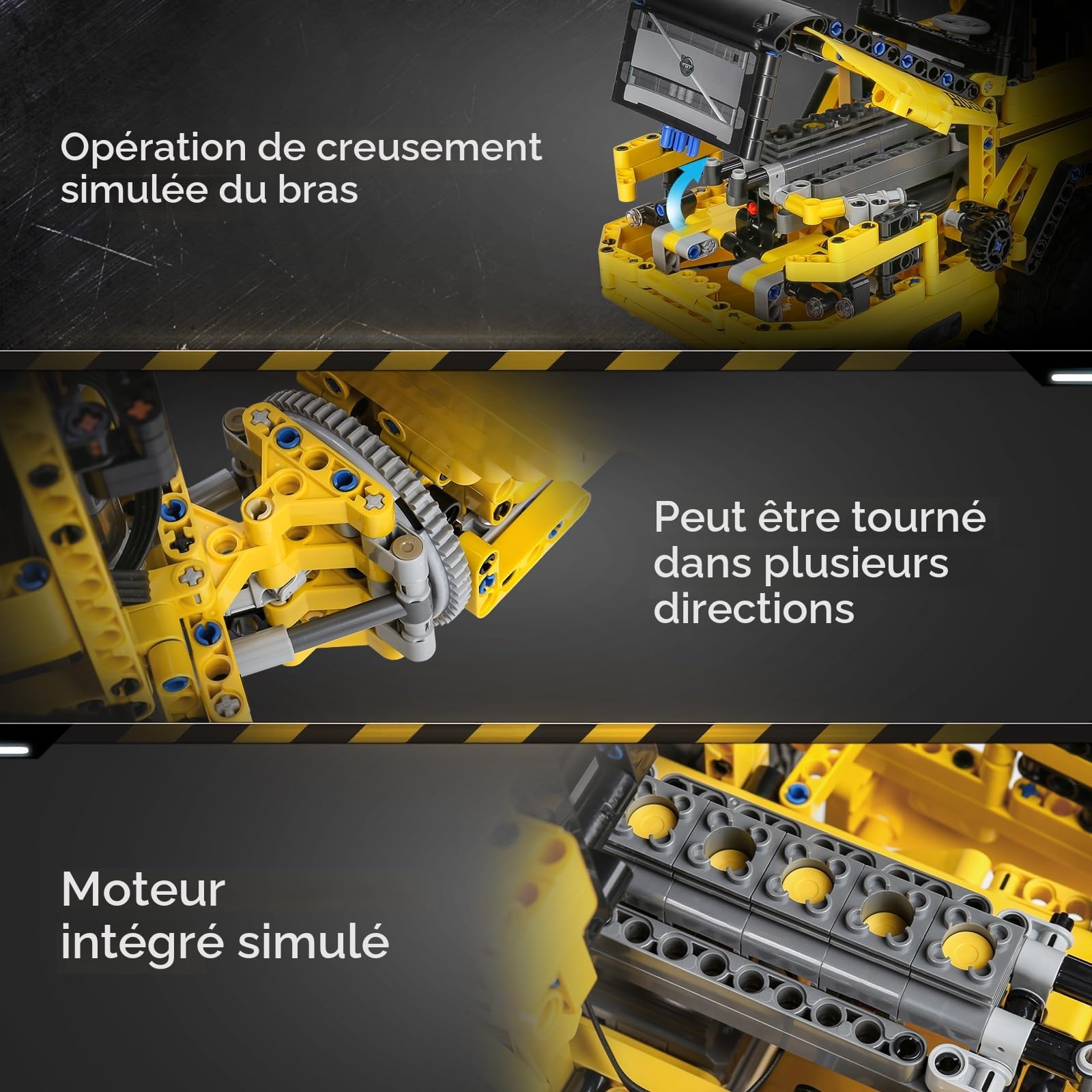 Mould King 17010 Technique Dumper articulé, 6 x 6 APP télécommandé, Briques de Serrage avec Moteur, véhicule de Construction pour Adultes (1888 + PCS)