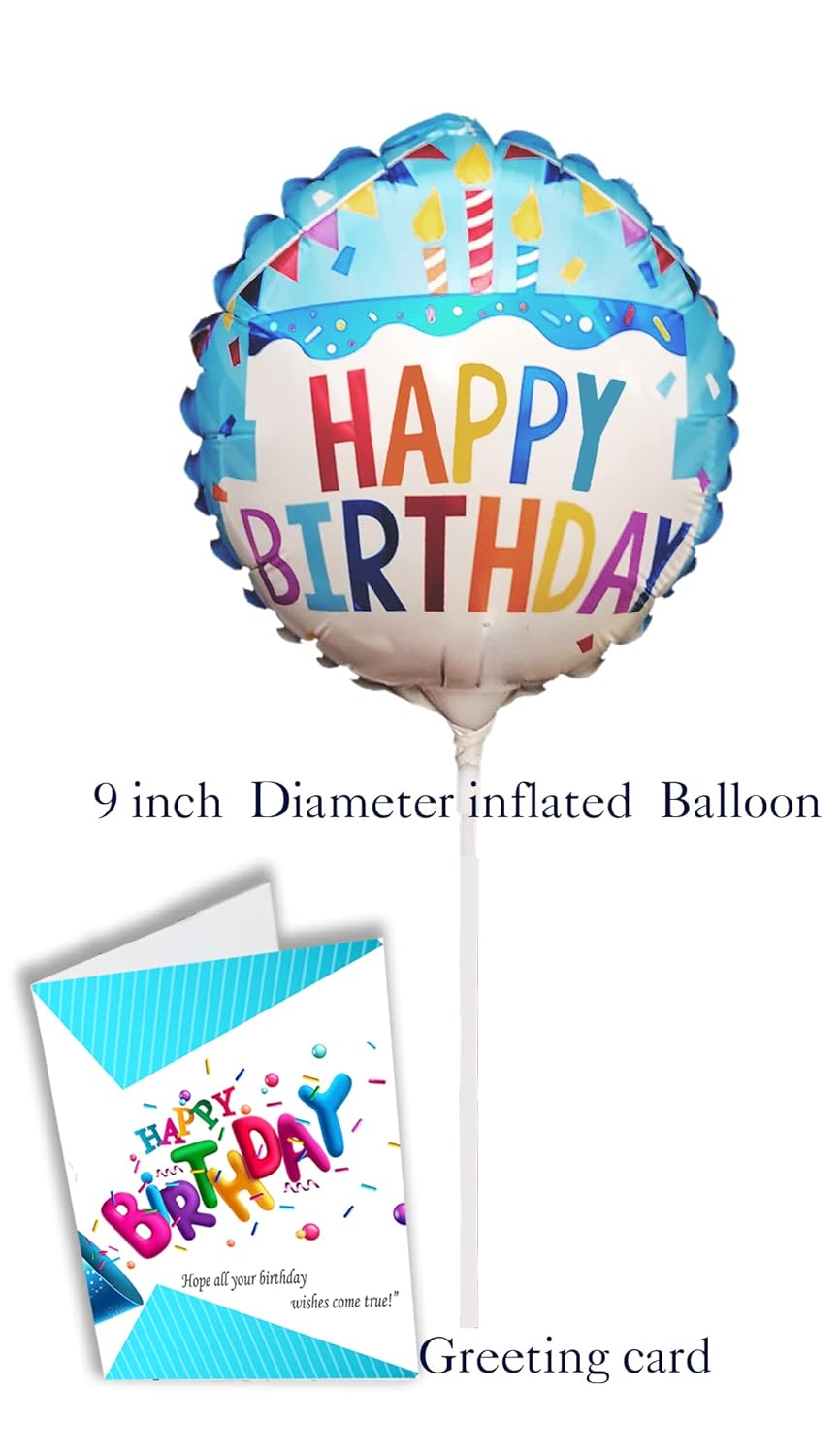 Birthday Gift Basket Candy variety pack with a Happy Birthday Balloon Care Package w/snacks and greeting card, for boy, girl, teenage, adults, best friend, Girlfriend, Boyfriend