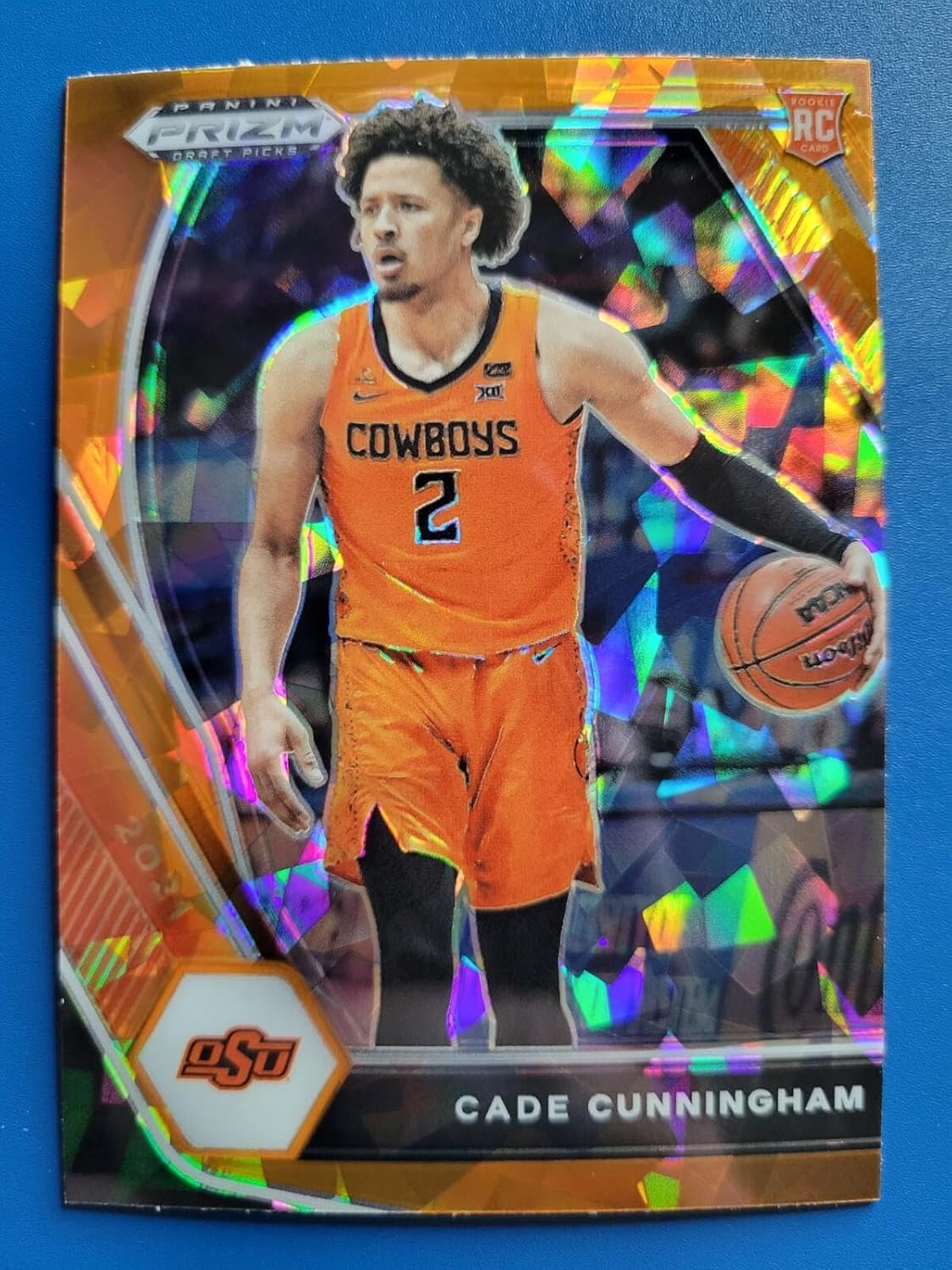 Cade Cunningham 2021 PRIZM DRAFT PICKS ORANGE ICE ROOKIE RC #1 DETROIT PISTONS - Basketball Cards
