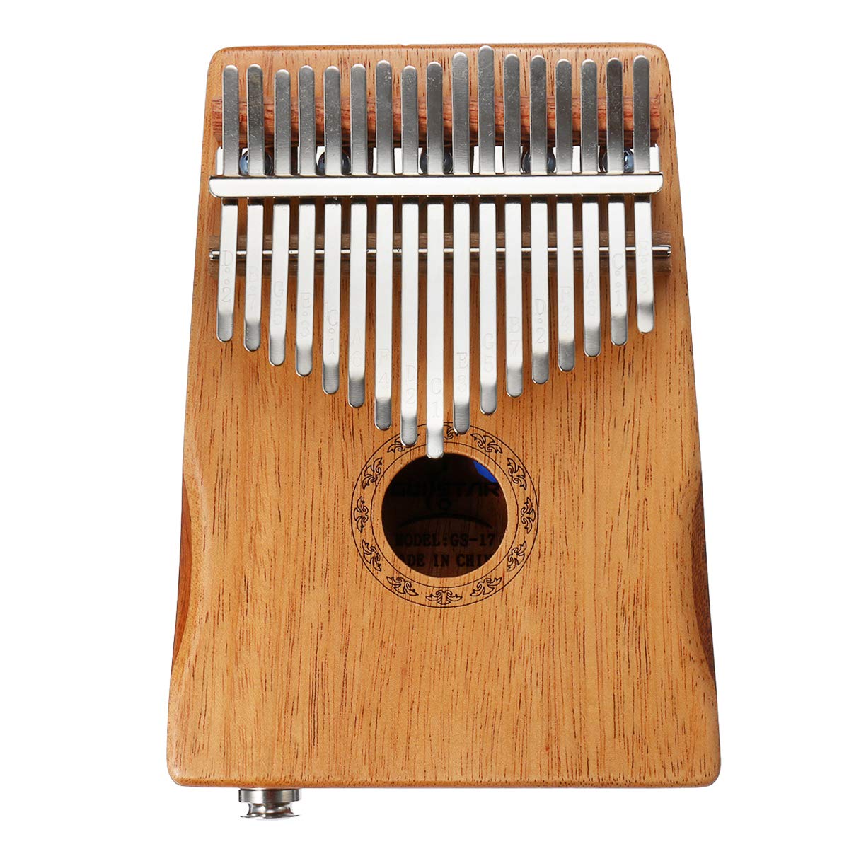 VIDOO 17 Touches Eq Acajou Kalimba inch Finger Piano Set avec Sac