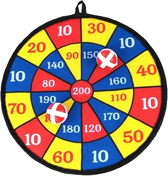 Amazon Co Jp Lulaa ダーツボード ダーツセット ソフトダーツボード 練習ダーツ 壁掛け用ダーツセット 家庭用 安全 子供と大人も適用 Size 28cm ホビー