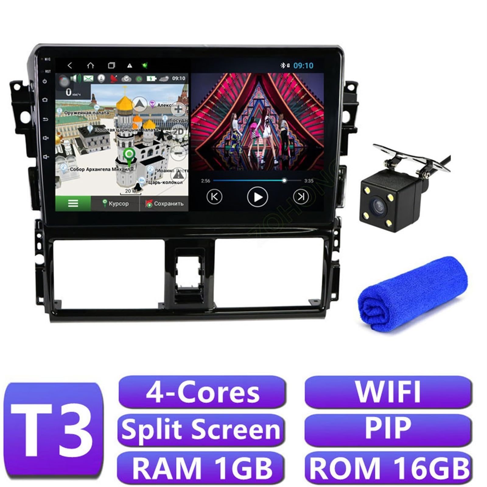 DSP 4G dla Android 10 samochodowy multimedialny odtwarzacz DVD