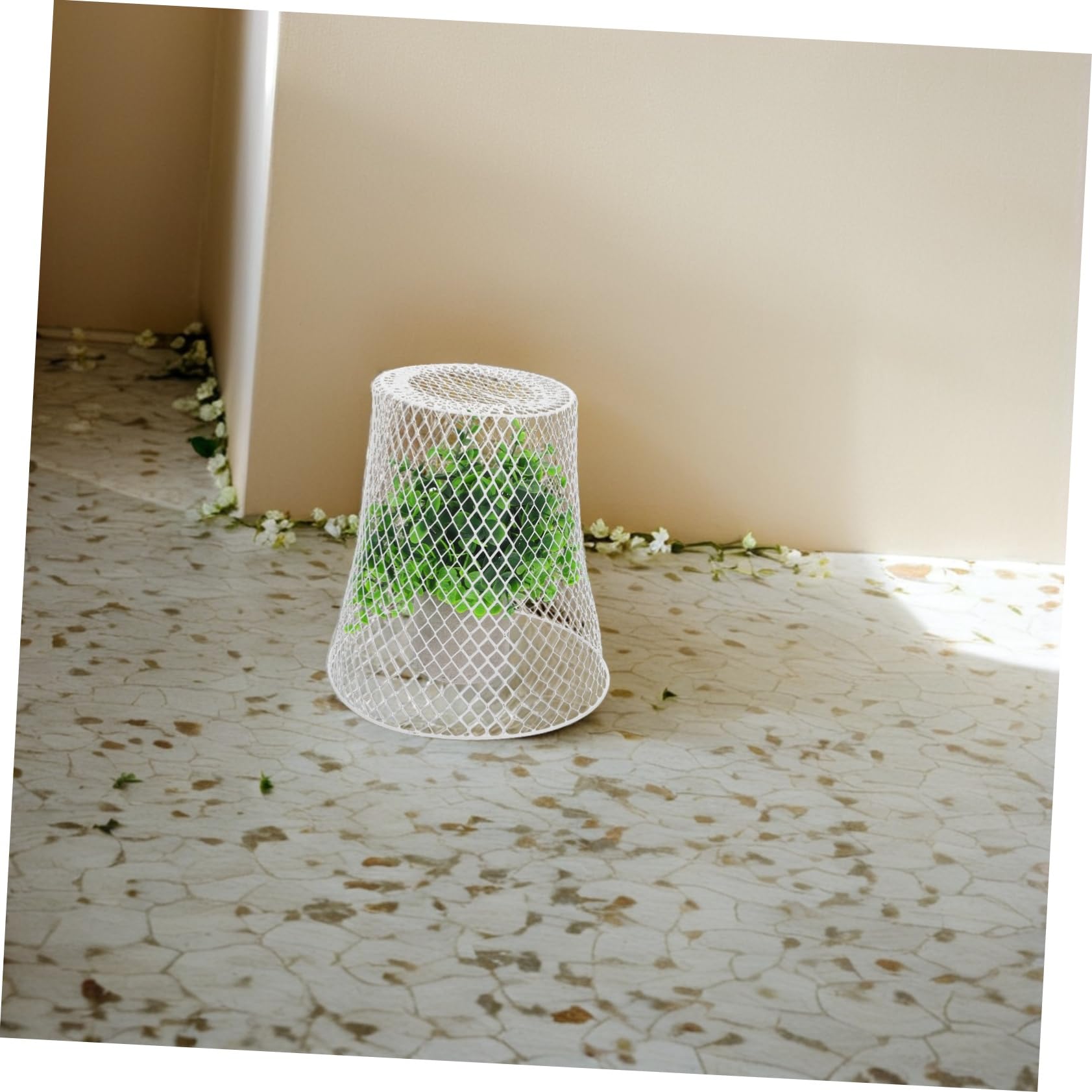 SOIMISS Cloche Grillagée Métal pour Protection De Plantes Semis Et Légumes Usage Extérieur Et Balcon