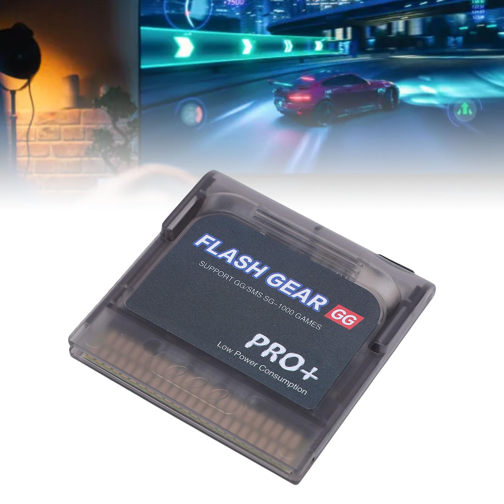 Cartucho de Juego Flash 600 en 1 para Consola Game Gear GG, con Memoria Integrada de 4GB, Compatible con Sistemas GG/SMS/SG