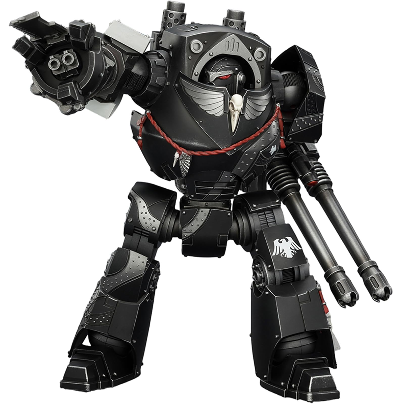 JOYTOY Warhammer 40k Horus Heresy, Raven Guard Contemptor Dreadnought with Gravis autocannon and Chainfist 1/18 Action Figure Collect And Display Model โ image 1