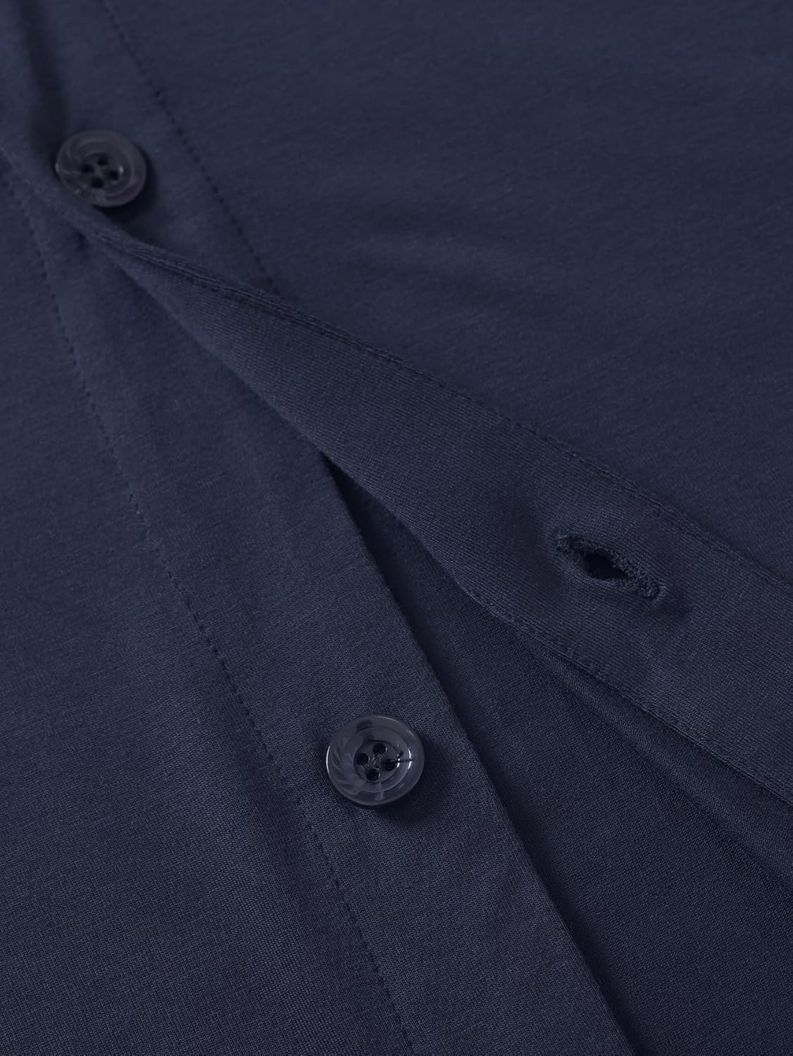 Latuza Men's Viscose Pajama Top Button Up Sleep Shirt