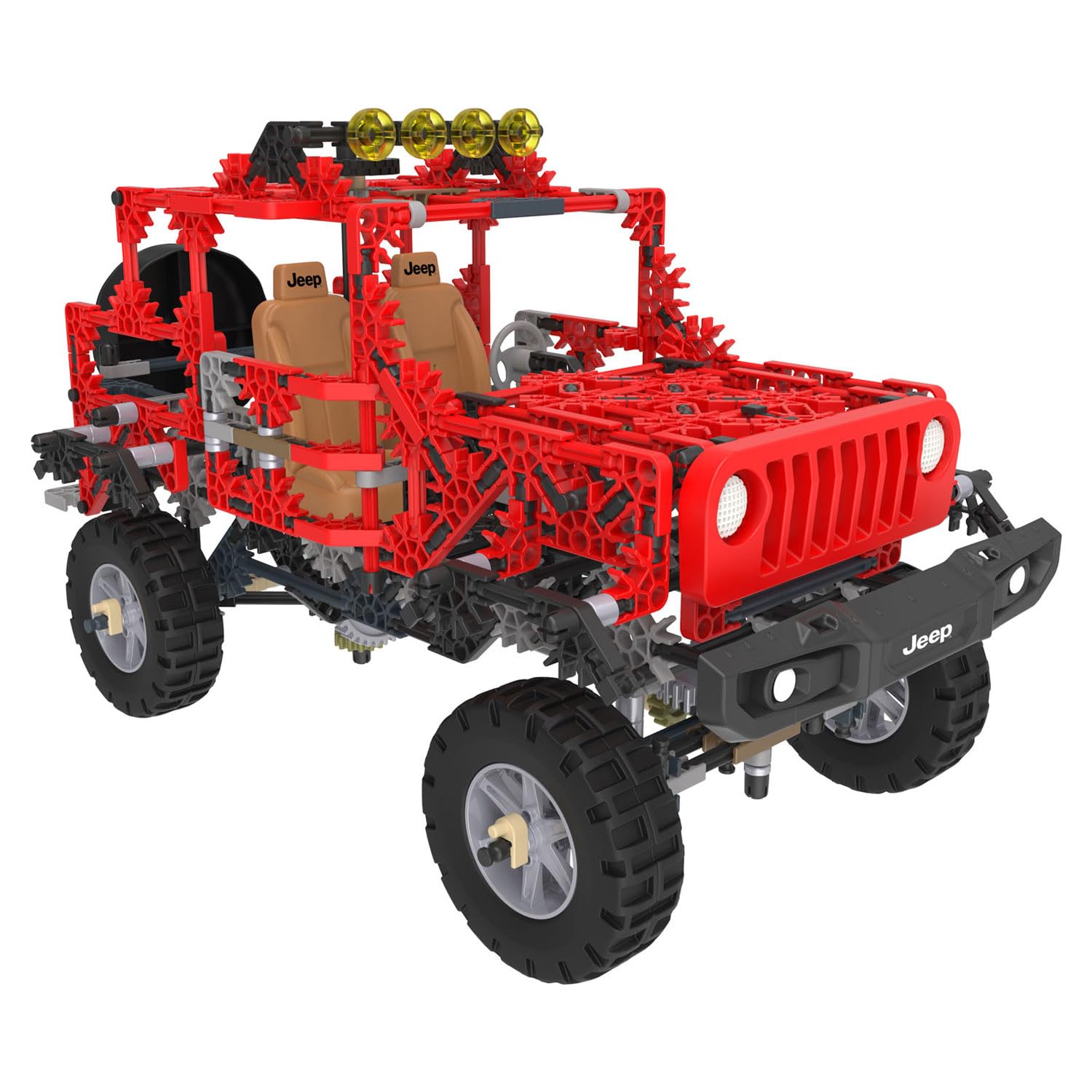 K'Nex 15222 Trail Rider Bausatz Bauspielzeug, Mehrfarbig