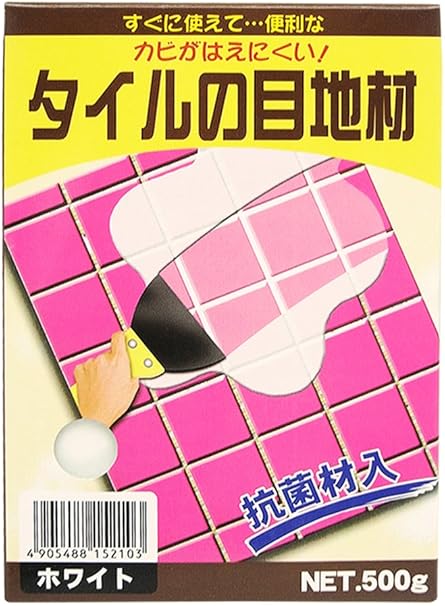 Amazon 家庭化学工業カビがはえにくい タイルの目地材500gホワイト Diy 工具 ガーデン