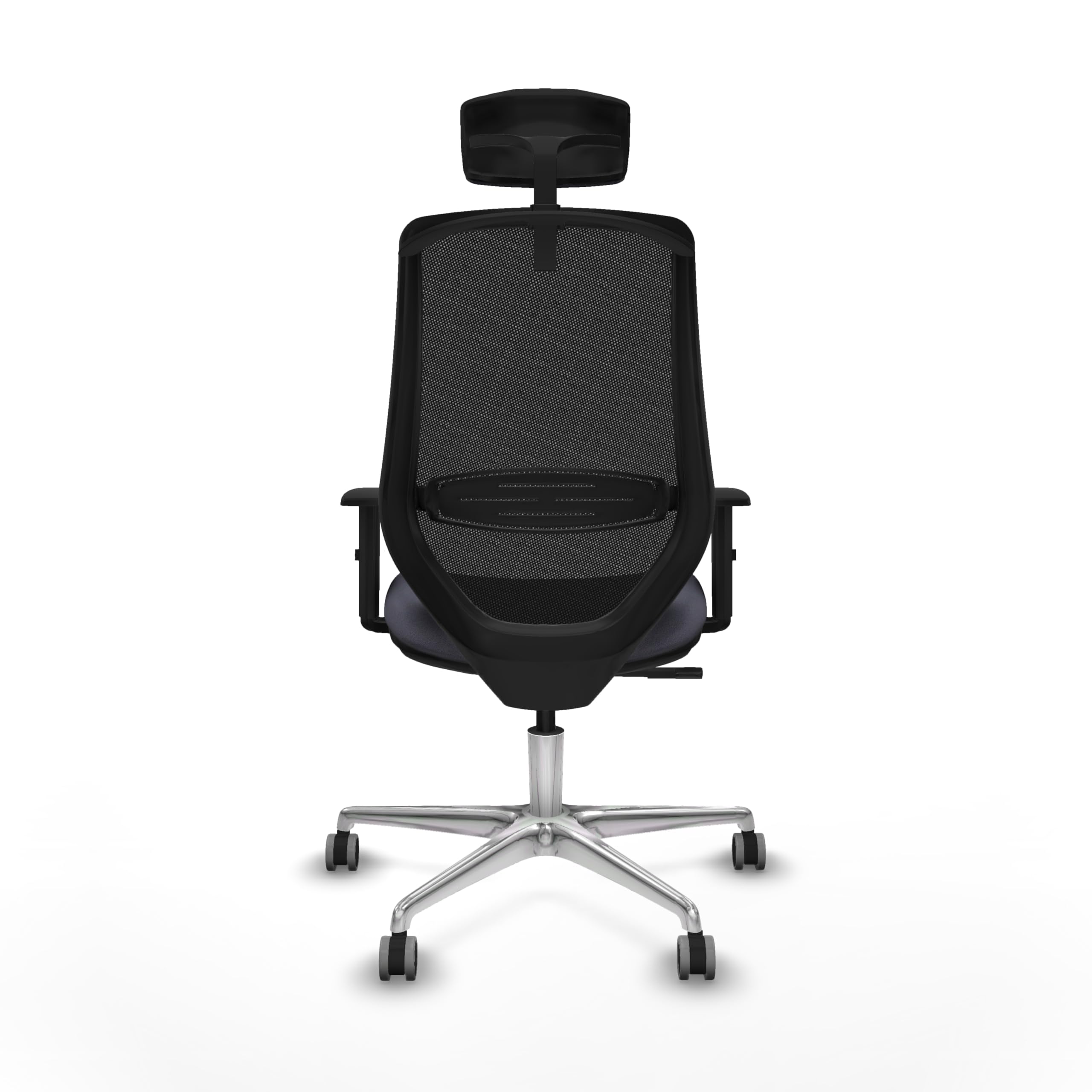 Piqueras y Crespo Silla Mardos: Ergonomía y Soporte Lumbar Ajustable para 8 Horas de Uso, con Respaldo Fijo y Ruedas de Silicona