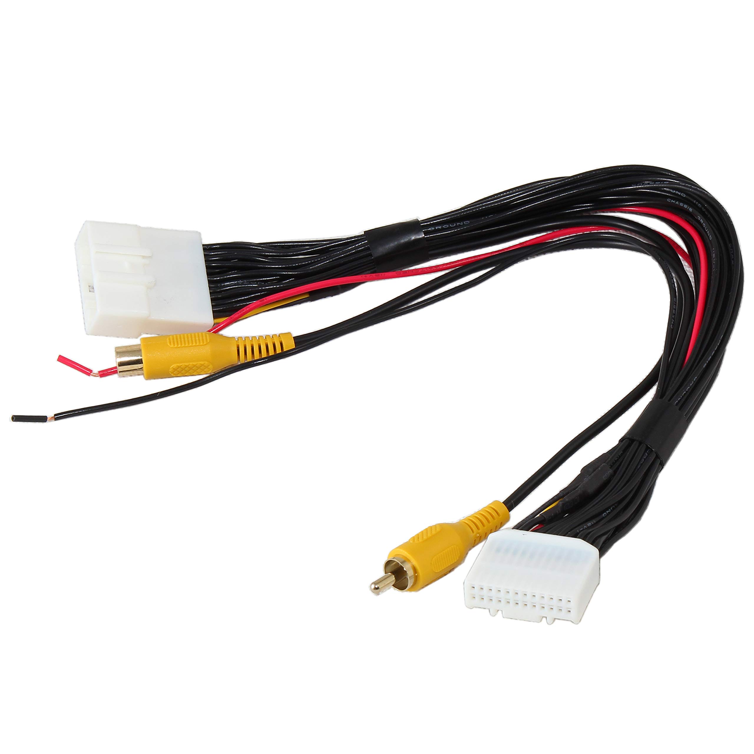 RED WOLF Reversing Camera Adapter Wiring Harness RCA Adapter for