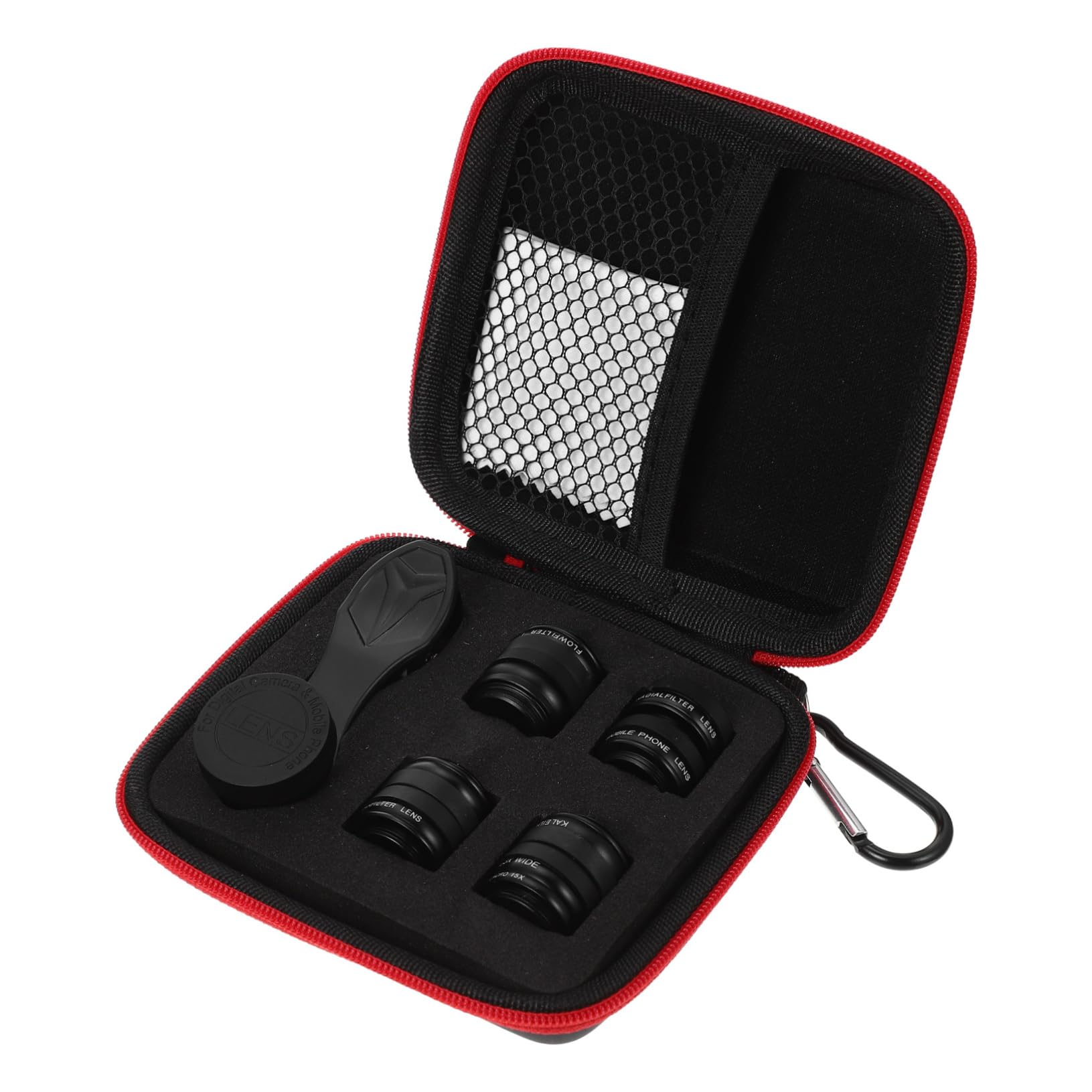 Kit Di Lenti Per Telefono Clip Obiettivo Macro Portatile e Grandangolare Per Fotocamera Cellulare Vetro Lega Di Alluminio