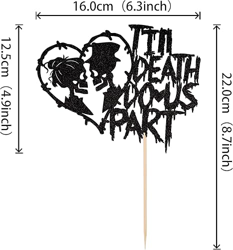 Vista 51 de Rsstarxi 1 paquete de decoración espeluznante para tartas, fantasma, murciélago, araña, decoración de Halloween y primer cumpleaños Diseño 4