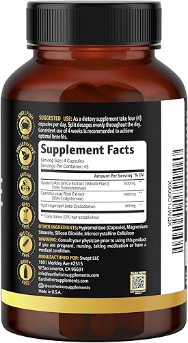 Miniatura 8 de Turkesterone y Ecdysterone - Apoyo natural de testosterona, suplemento de turkesterona de alta potencia 2 en 1 para hombres y mujeres con 95% de
