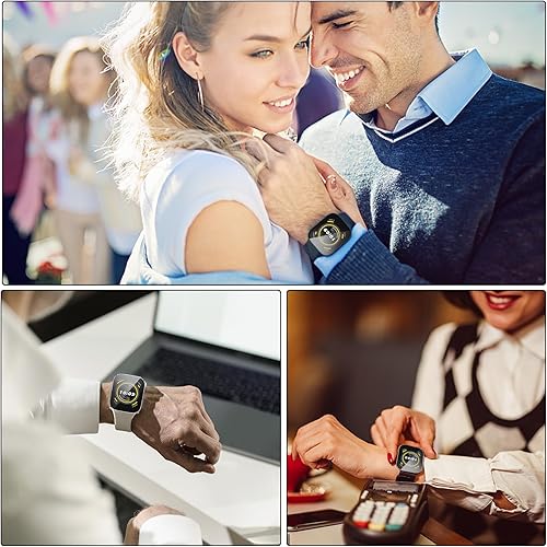 Miniatura 6 de 1 paquete de fundas protectoras de pantalla compatibles con Amazfit Bip 5 Smart Watch, materiales de policarbonato de cobertura completa, funda