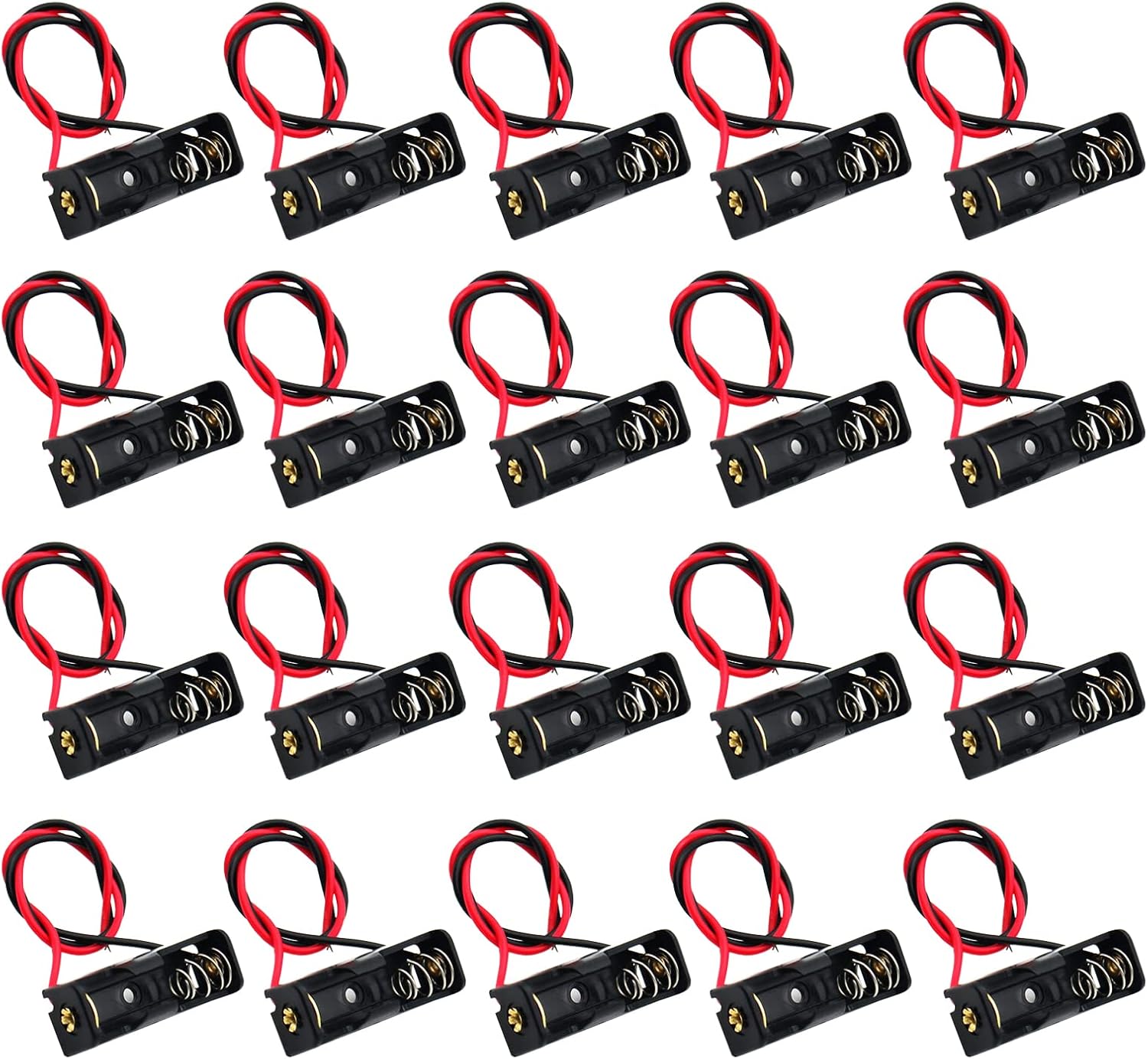 AEDIKO 20pcs A23 Battery Holder 23A Battery Holder with