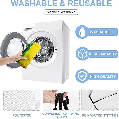 Vista 42 de Grocery Tote Bag, Casual Shopping Bags, Large Machine Washable Shoulder Bag, Reusable Shopping Handbags for Women