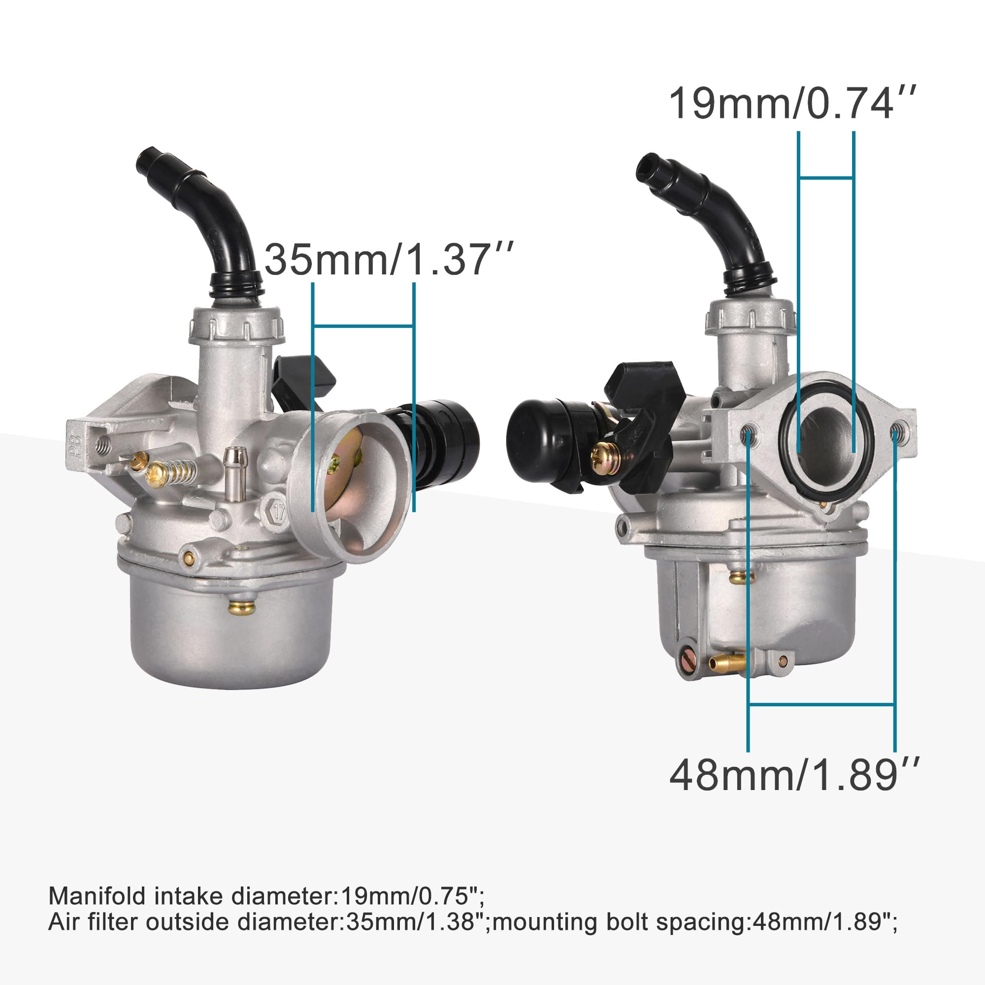 Amazon.com: GOOFIT PZ19 Carburetor Replacement for Taotao Sunl