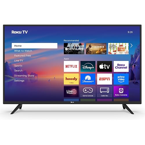 Roku Smart TV – 40-Inch Select Series 1080p Full HD RokuTV with Roku Voice Remote, Bright Picture, Customizable Home Screen – Live Local News, Sports, Gaming