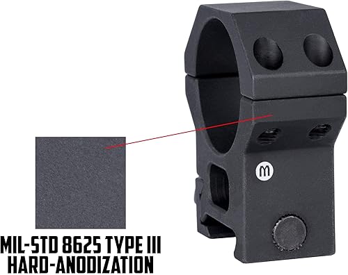 Miniatura 9 de Monstrum Anillos de precisión Picatinny  1.181 in de diámetro