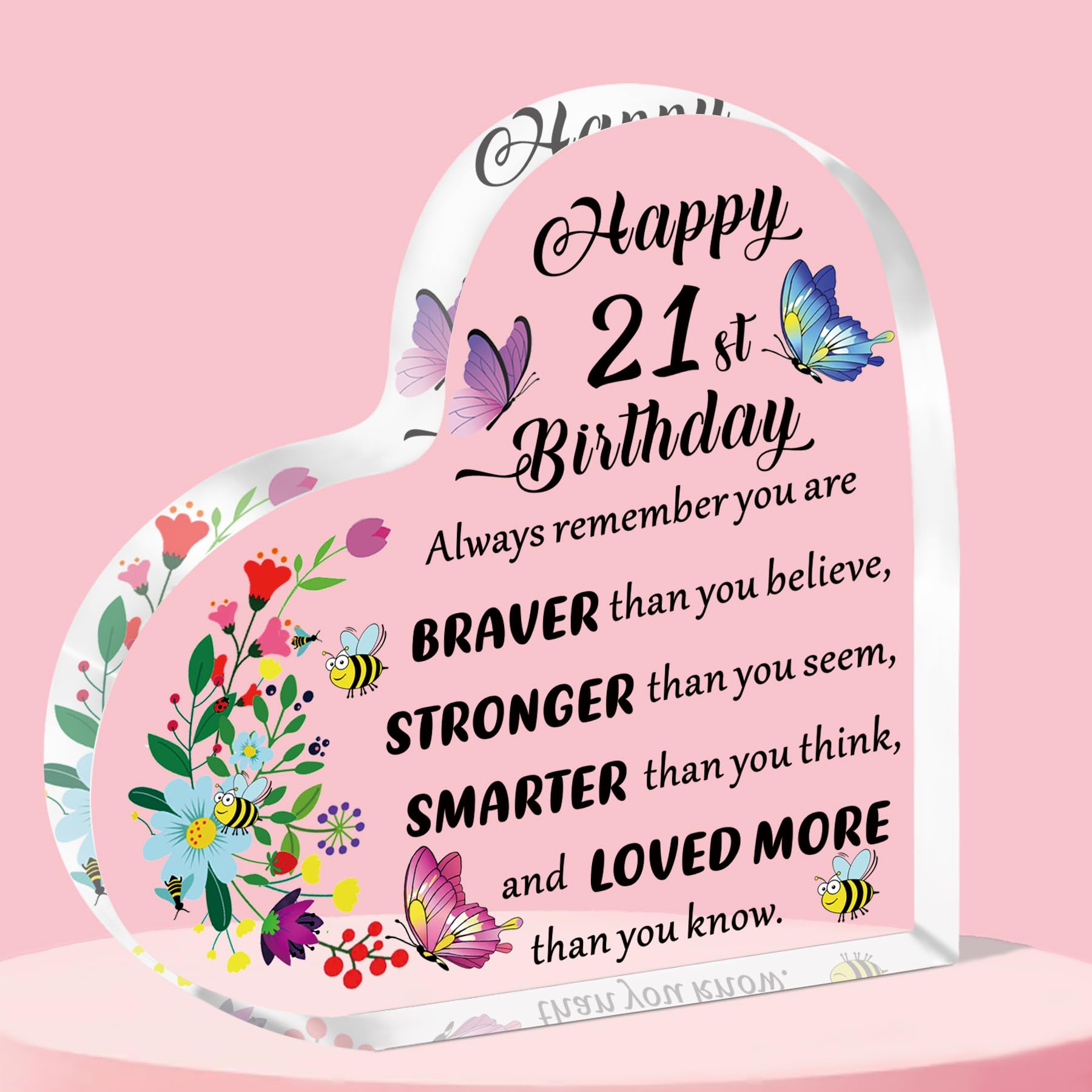 Personalised 21st Birthday Card For Women – Born 2004, Sister Daughter Niece, UK Made