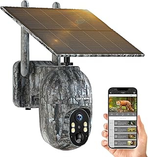 Trail Cameras Unlimited Data Cellular Trail Camera with FHD Live Streaming, Built in SIM Card Game Camera, Solar Trail Camera with Clear Night Vision Motion Activated Hunting Camera